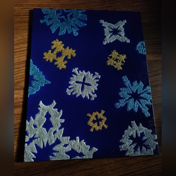 ❄️NEW Colorful Glitter Snowflake Art - Picture 5 of 16